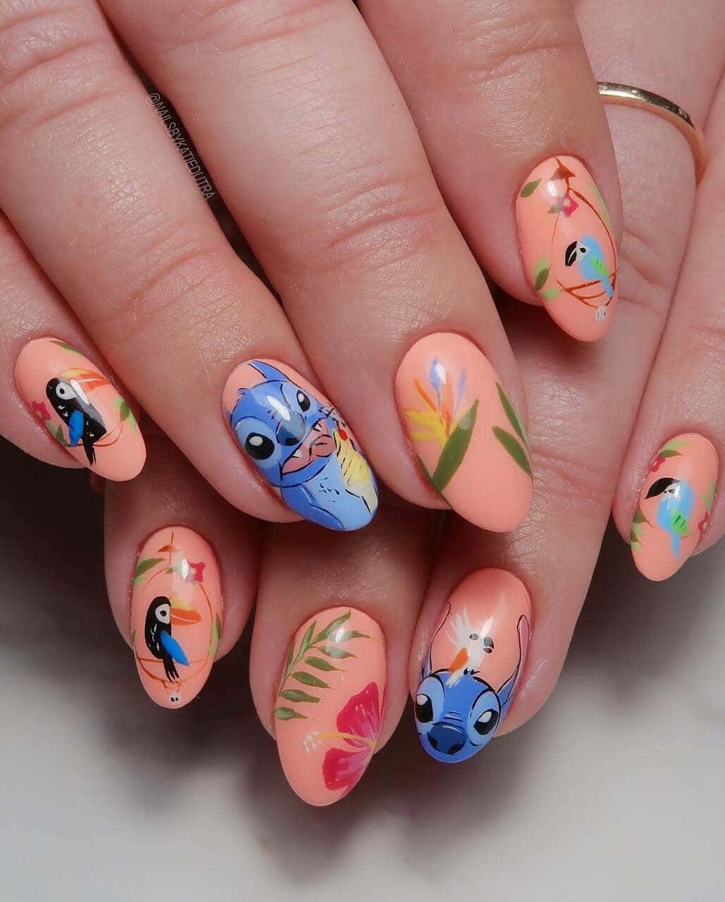 Exemplo 2 de Unhas Infantis